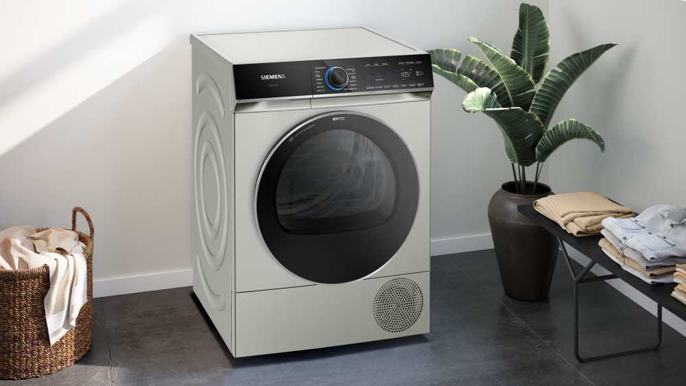 Quiet Mark | Siemens IQ700 WQ46B2CXGB Freestanding Tumble Dryer